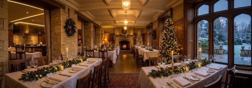 Group function dinner at Oakwood Hotel Gloucester
