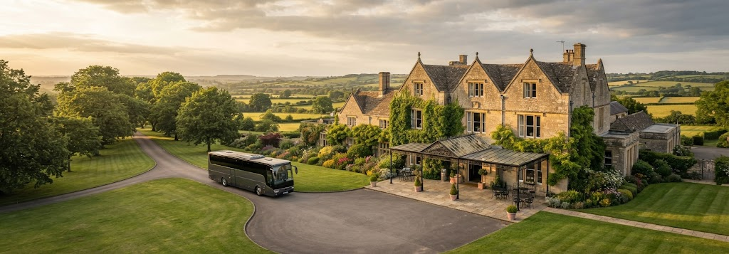 Coach party group lunch at Oakwood Hotel, coach tours venue near Gloucester