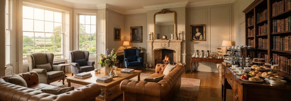 Community coffee morning in The Drawing Room at Oakwood Hotel, Twigworth