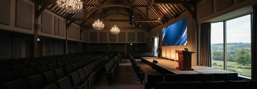 Conference session in progress at Oakwood Hotel, conferences venue in Gloucester