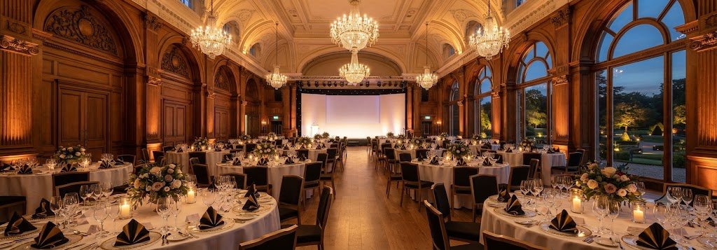 Corporate dinner event at Oakwood Hotel, corporate events venue in Gloucester