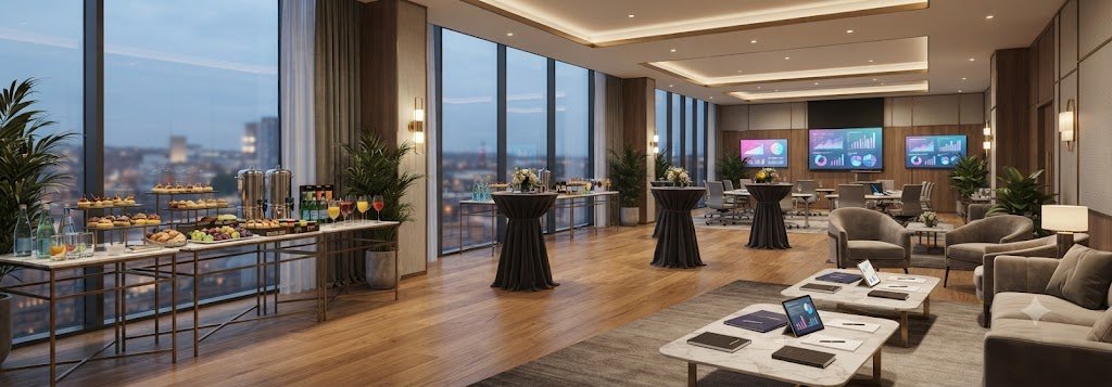 Business networking event space at Oakwood Hotel Gloucester